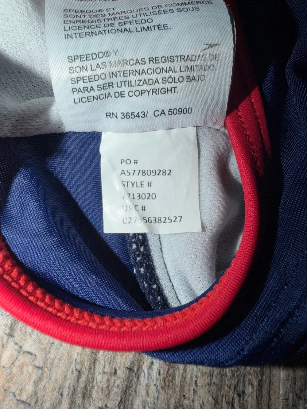Speedo Girls Patriotic Star Swimsuit Size 6